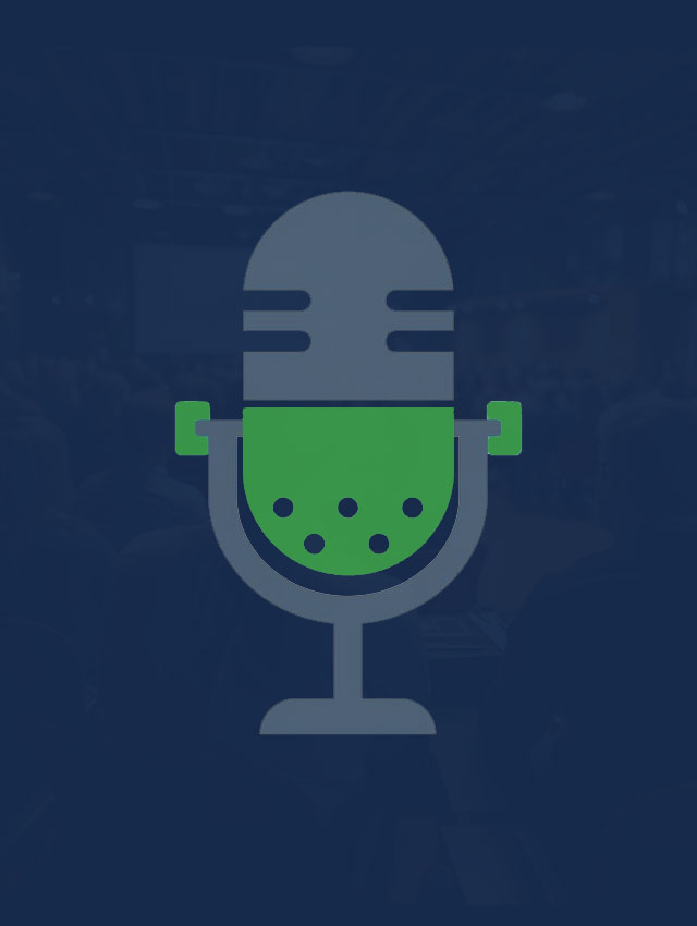 Podcast microphone icon representing audio episodes of Devang Shah